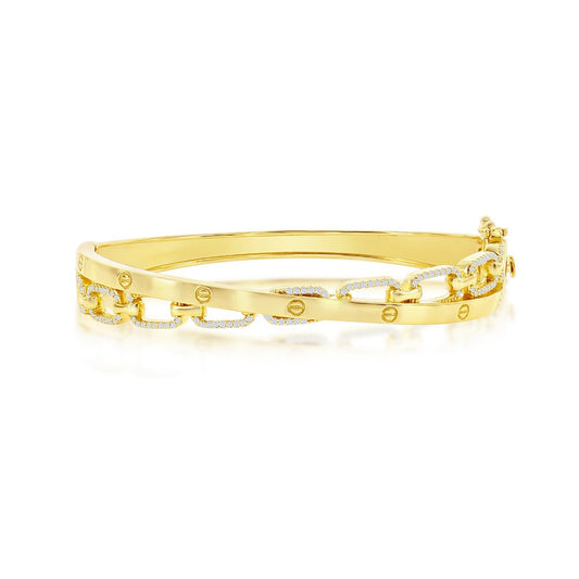 Exclusively Silver Overlapping Bracelet