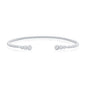 Exclusively Silver Graduated Bangle