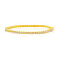 Exclusively Silver Reversible CZ Twist Bangle