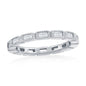 Exclusively Silver Emerald Cut CZ Ring