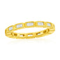 Exclusively Silver Emerald Cut CZ Ring