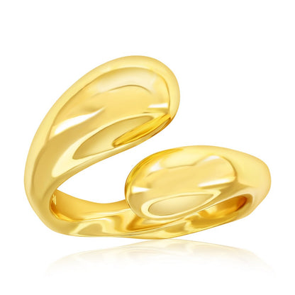 Exclusively Silver Puffed Wrap Ring