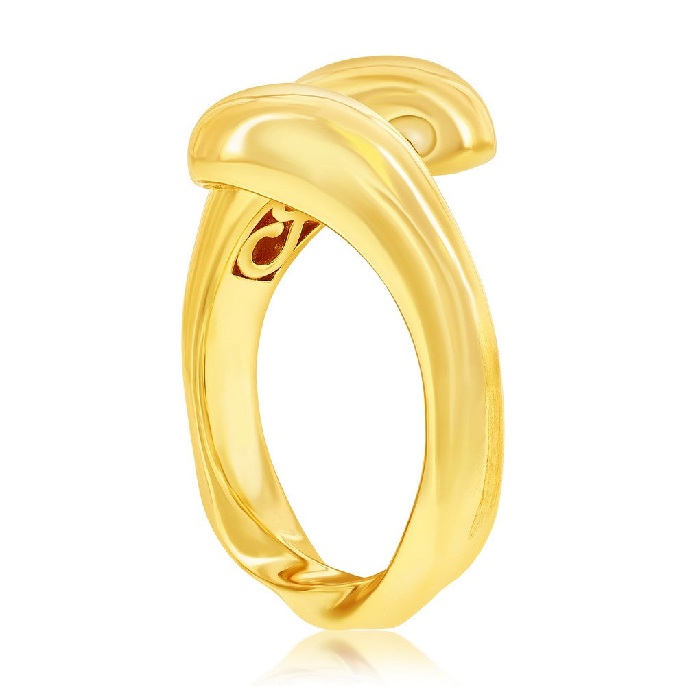 Exclusively Silver Puffed Wrap Ring