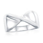 Exclusively Silver X Design Ring