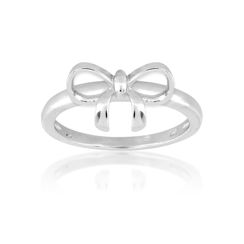 Exclusively Silver Bow Ring