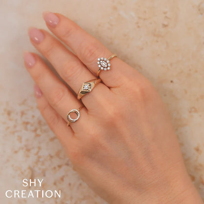 Shy Creation Love Knot Ring