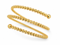 Exclusively Silver Diamond Cut Wrap Bracelet