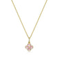 Exclusively Silver Clover CZ Necklace