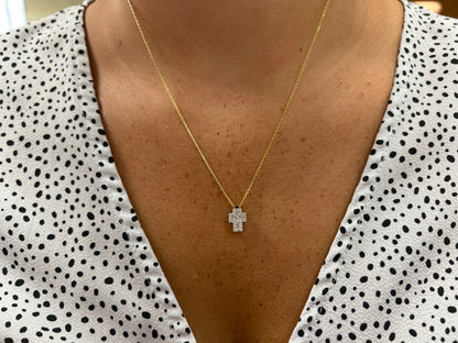 Signature Collection Diamond Cross Necklace