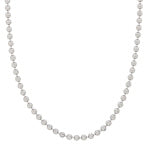 Exclusively Silver Mini Round Bead Necklace