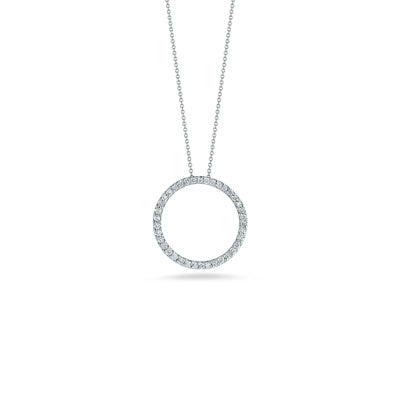 Roberto Coin Circle Diamond Necklace