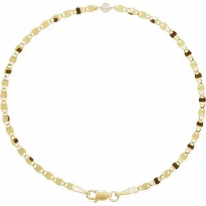 Maria Elizabeth Mirror Link Bracelet With A Bezel Set Round Brilliant Diamond