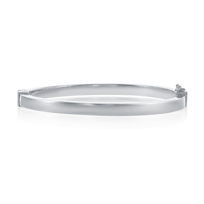 Exclusively Silver Hinged Bangle Bracelet